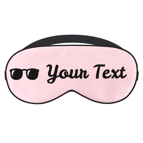 with Sunglasses Theme - Baby Pink (Personalised with Text)