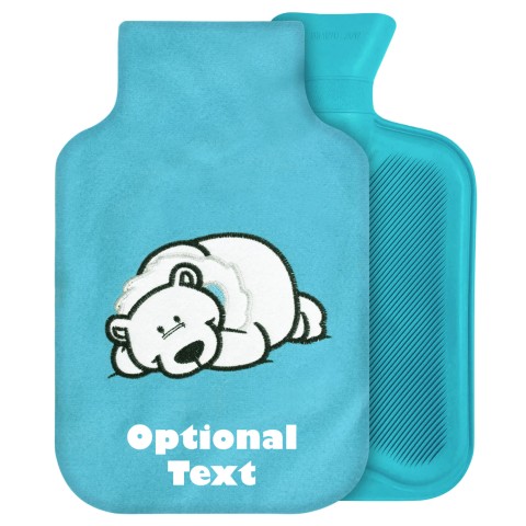 - 2 Litre Generic from Stock Available Colours - Turquoise with Polar Bear (Personalised with Text)