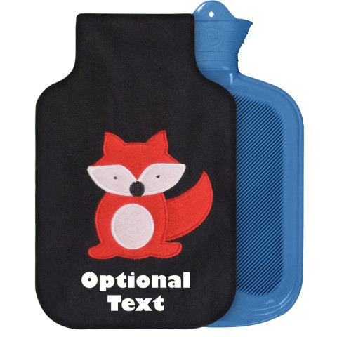 - 2 Litre Sanger Brand - Black with Fox (Personalised with Text)