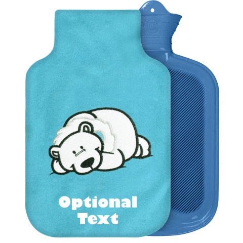 - 2 Litre Sanger Brand - Turquoise with Polar Bear (Personalised with Text)
