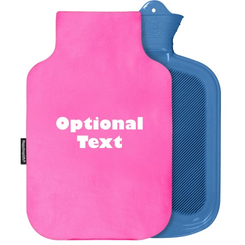 - 2 Litre Sanger Brand - Bubblegum Pink Cotton Fabric Removable Cover (Personalised with Text)