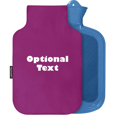 - 2 Litre Sanger Brand - Purple Cotton Fabric Removable Cover (Personalised with Text)