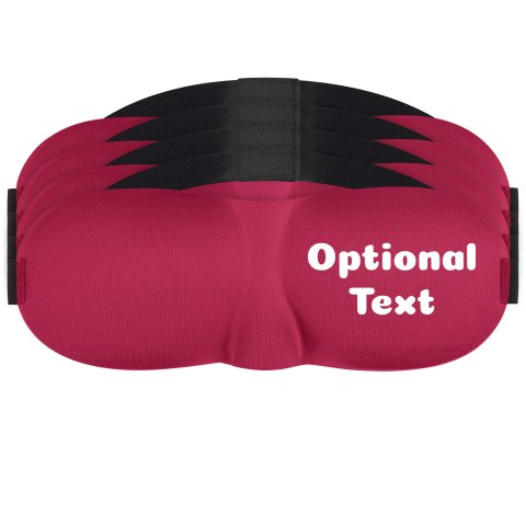 - Burgundy (Personalised with Text) (Pack of 4)