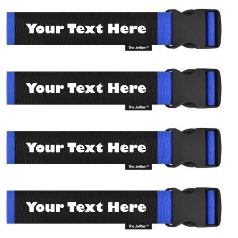 (Strap 250cm) - Royal Blue (Personalised with Text)