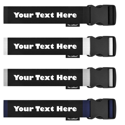 (Strap 300cm) - Mixed Pack (Black, White, Grey, Navy) (Personalised with Text)