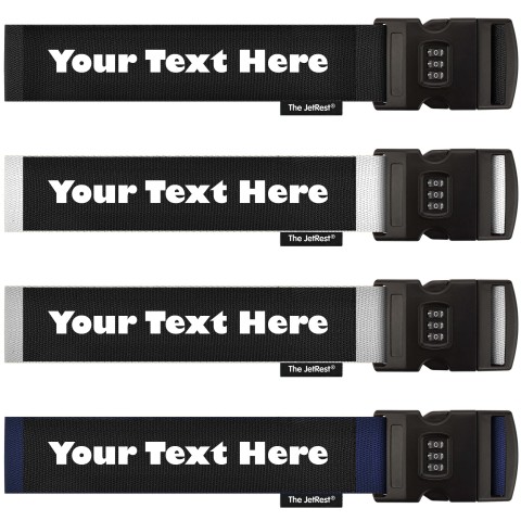 (180cm) - Mixed Pack (Black, White, Grey, Navy) (Personalised with Text)