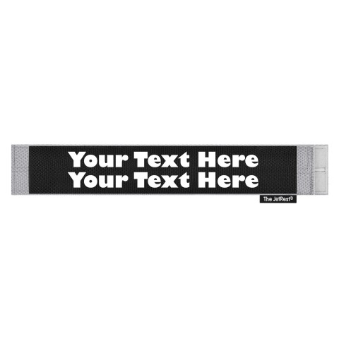 (100cm) - Silver Grey (Personalised with Text)