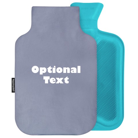 2 Litre - Gothic Blue Luxury Cotton Fabric Removable Cover (Personalised with Text)