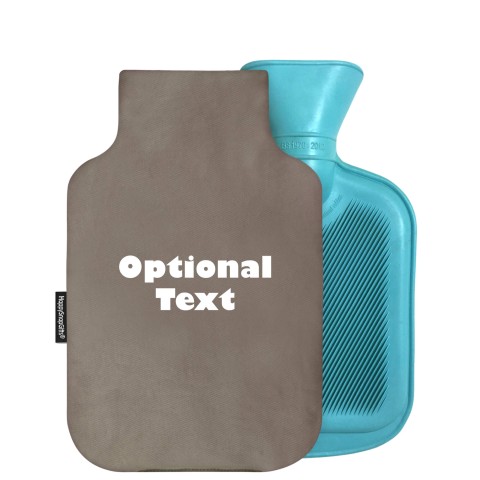 800ml - Chocolate Luxury Cotton Fabric Removable Cover (Personalised with Text)