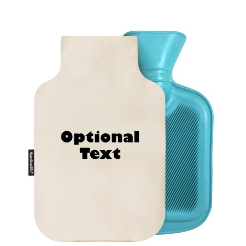 800ml - Natural Cotton Fabric Removable Cover (Personalised with Text)