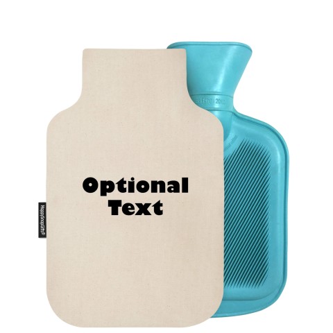 800ml - Natural Organic Cotton Removable Cover (Personalised with Text)