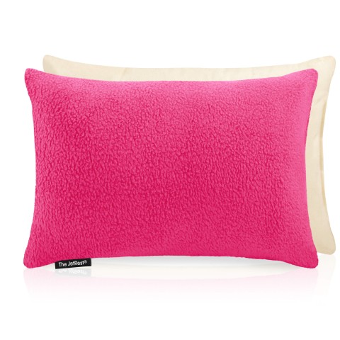 (30cm x 20cm) - Hot Pink (Fuchsia) Fleece Fabric Scented (Organic Lavender Buds) Removable Cover (Personalised with Text)