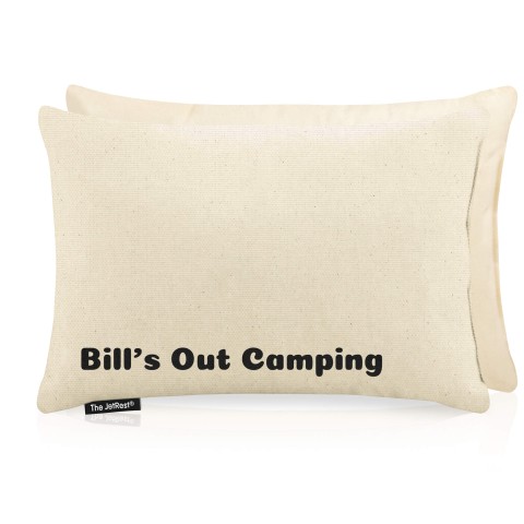 (30cm x 20cm) - Natural Organic Cotton Removable Cover (Personalised with Text)