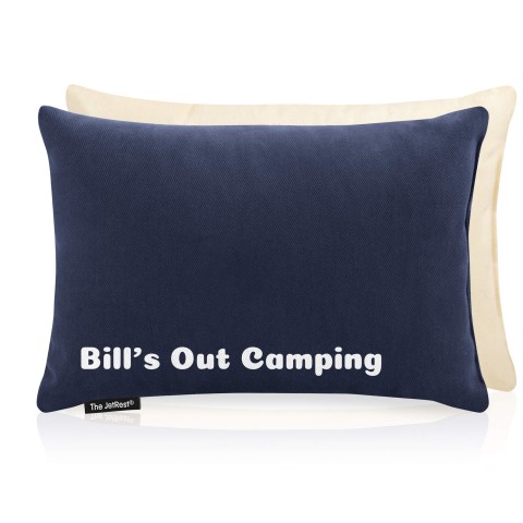 (30cm x 20cm) - Navy Blue Cotton Fabric Scented (Organic Lavender Buds) Removable Cover