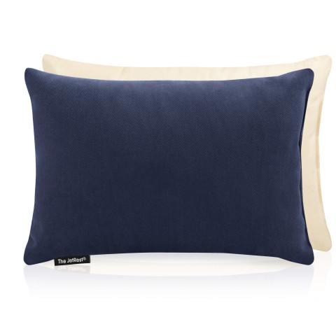 (30cm x 20cm) - Navy Blue Cotton Fabric Scented (Organic Lavender Buds) Removable Cover (Personalised with Text)