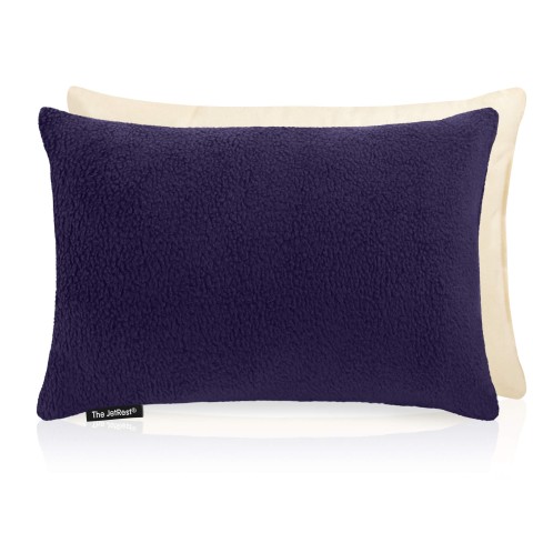(30cm x 20cm) - Navy Blue Fleece Fabric Scented (Organic Lavender Buds) Removable Cover (Personalised with Text)