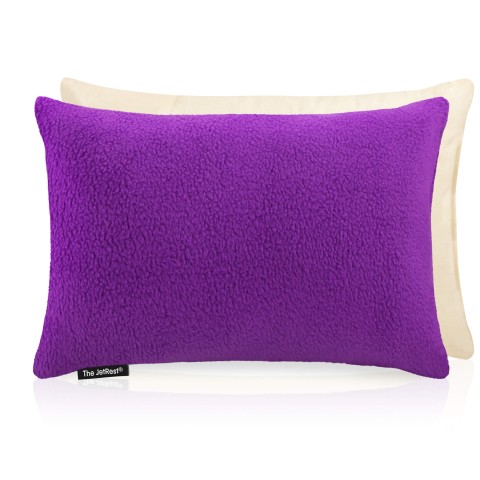 (30cm x 20cm) - Purple Fleece Fabric Scented (Organic Lavender Buds) Removable Cover (Personalised with Text)