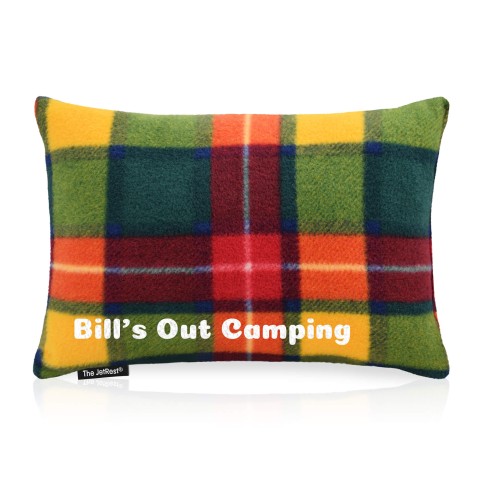(30cm x 20cm) - Tartan Fleece Fabric Scented (Organic Lavender Buds)