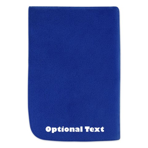 (70cm x 70cm) - Royal Blue Fleece Fabric (Personalised with Text)