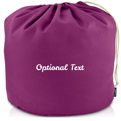 XXXL (100cm x 100cm base) - Purple Cotton Fabric (Personalised with Text)