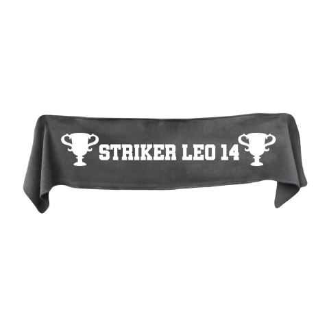 Small (75cm x 15cm) Champions Theme - Grey Fleece Fabric (Personalised with Text)