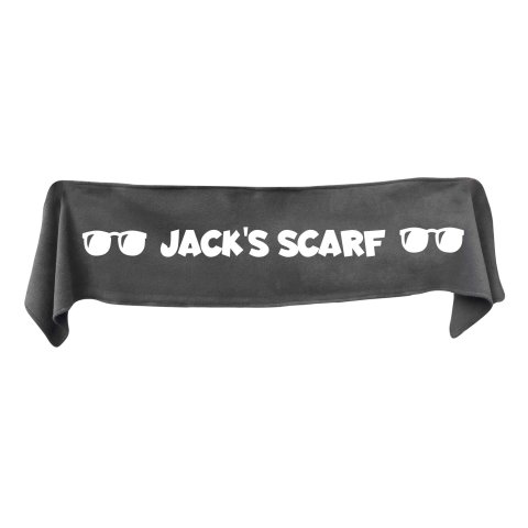 Medium (100cm x 20cm) with Sunglasses Theme - Grey Fleece Fabric (Personalised with Text)