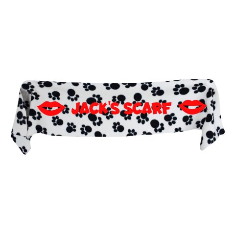 Medium (100cm x 20cm) with Little Diva Theme - Paws Fleece Fabric (Personalised with Text)