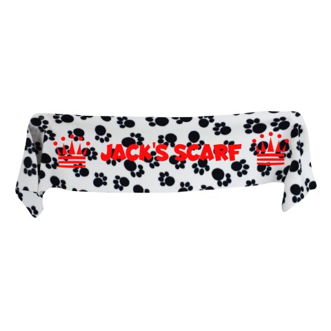Medium (100cm x 20cm) with Princess Theme - Paws Fleece Fabric (Personalised with Text)