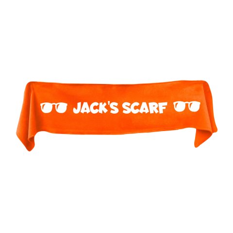Small (75cm x 15cm) with Sunglasses Theme - Burnt Orange Fleece Fabric (Personalised with Text)
