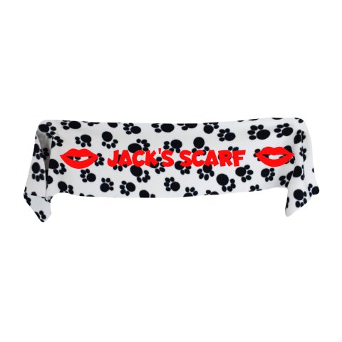 Small (75cm x 15cm) with Little Diva Theme - Paws Fleece Fabric (Personalised with Text)