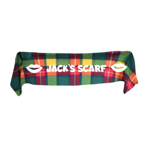 Small (75cm x 15cm) with Little Diva Theme - Tartan Fleece Fabric (Personalised with Text)