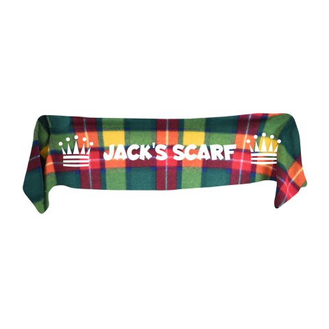 Small (75cm x 15cm) with Princess Theme - Tartan Fleece Fabric (Personalised with Text)