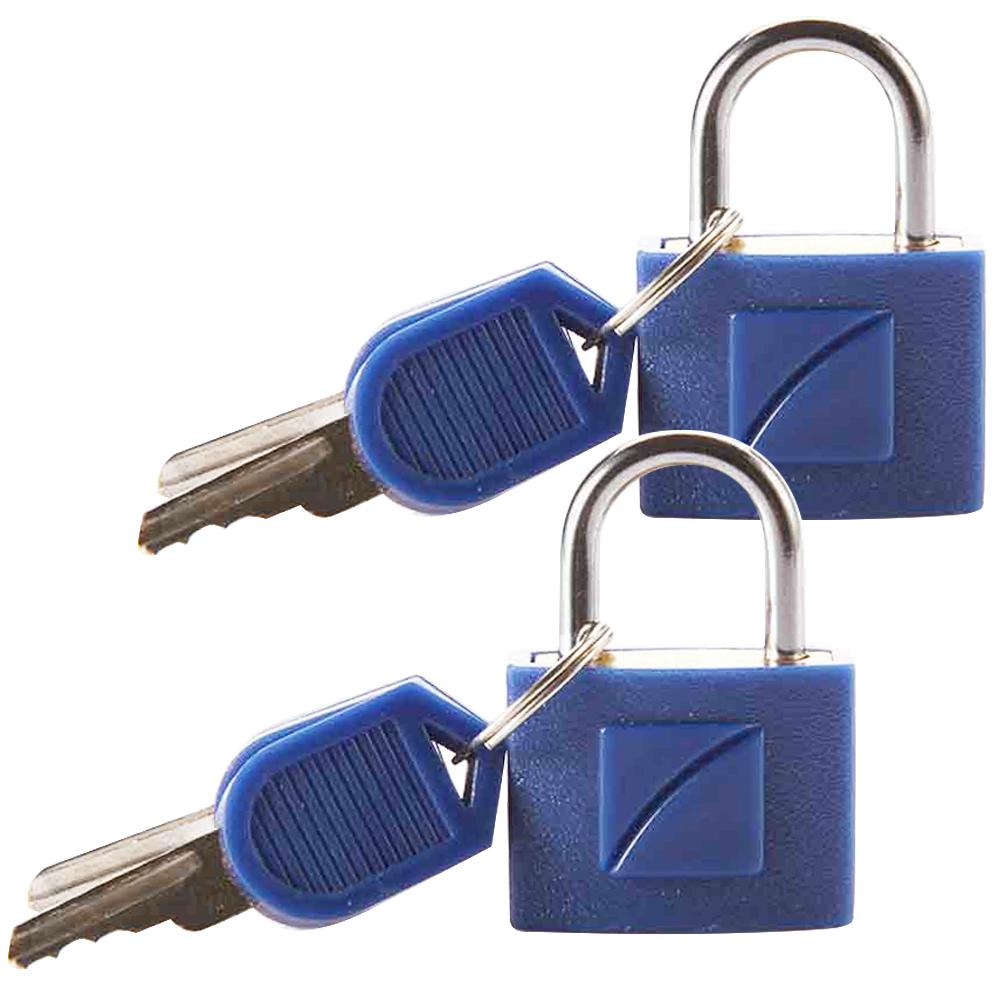 Suitcase Padlock (2 Pairs of IndentiKeys per Pack)