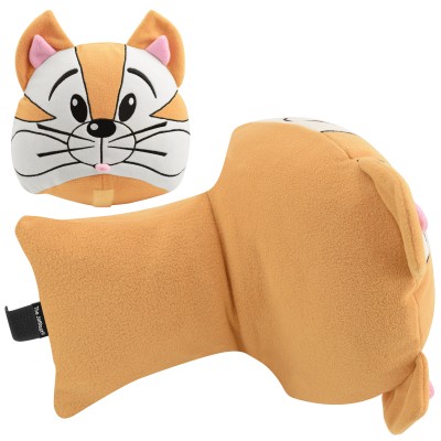 Children's Travel Pillow (Character Neck Pillow) Showing Front and Back View by The JetRest