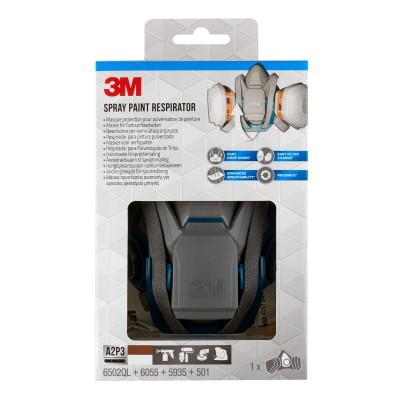 3M™ Spray Paint Respirator 6502QL, A2P3 Safety Mask