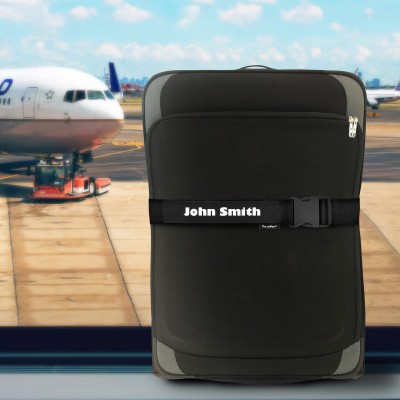 Personalised Elasticated Luggage Strap by The Jetrest