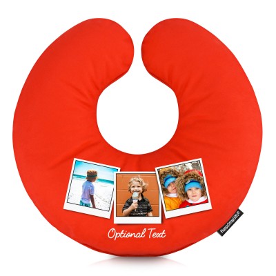 Personalised Travel Pillow with Photo Upload