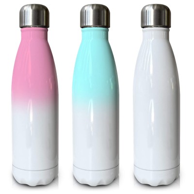 Personalised Water Bottle - Bowling Pin Style in 3 Colours