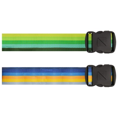 Luggage Strap with Integrated Address Label (2 inch wide)
