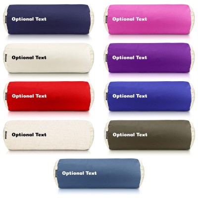 Lumbar Support Polyester Fibre Filling 40cm x 13cm and 57cm x 13cm Cotton Fabric Colours