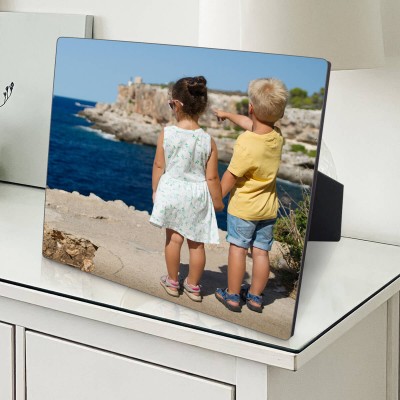 Personalised Photo Frame - Flat Top Easel with stand