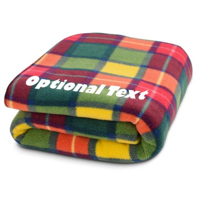 personalised fleece blanket