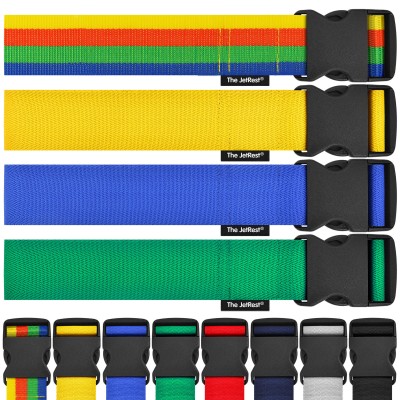 4 Pack of Luggage Straps - UK Made Suitcase Straps