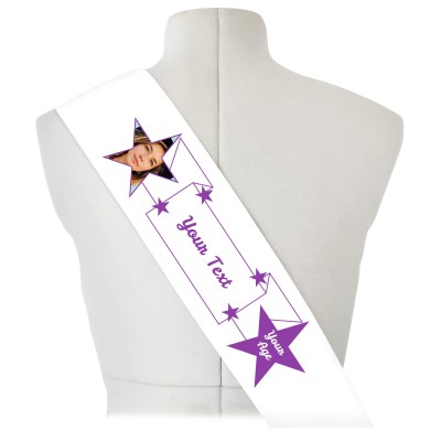 Personalised Sash with Star Design