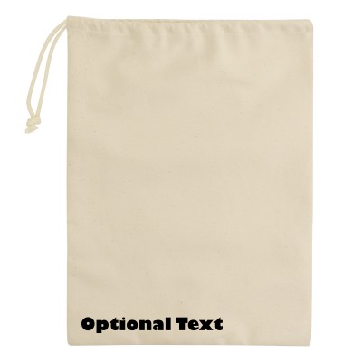 The JetRest Travel Pillow Natural Cotton Drawstring Bag