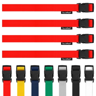 Luggage Straps Pack of 4 (Narrow 25mm with Size Options) All Colours