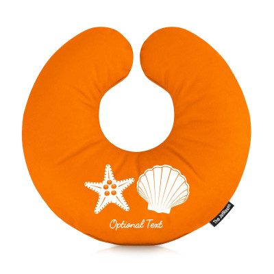 Kids Travel Pillow with Personalised Travel Print