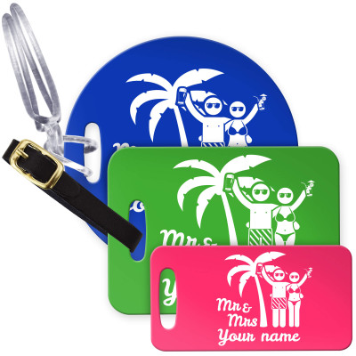 Mr Mrs Luggage Tags