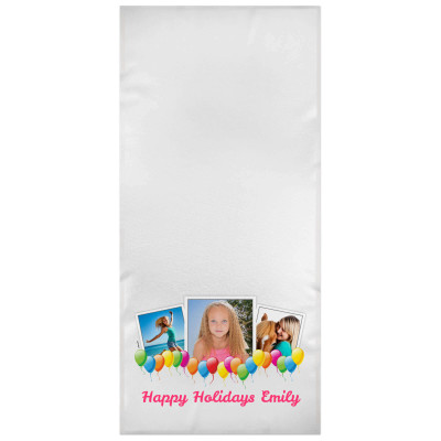 Personalised Photo Beach Towel from HappySnapGifts®