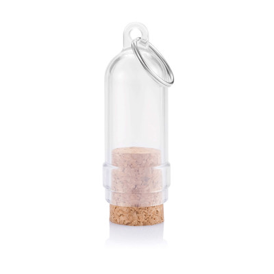 Message in a Bottle Floating Keyring with Cork Stopper from TheJetRest®